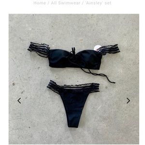 Haute swimwear in black